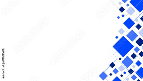 16:9背景、青背景、幾何学模様、壁紙、横長、bg
