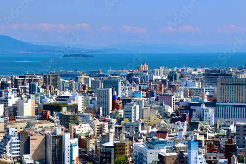 鹿児島市の街並み（鹿児島県・鹿児島市）