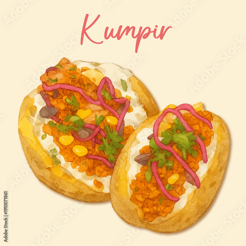 Kentang Panggang Berlapis Topping.eps