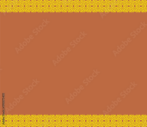 seamless batik border. seamless tribal border background