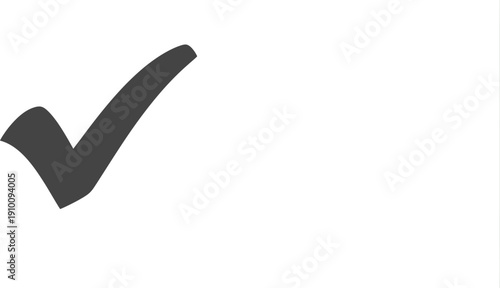 Checkmark Symbol: A simple and elegant checkmark symbol signifying confirmation, approval, or completion. It is a visual representation of affirmation and the act of validation.