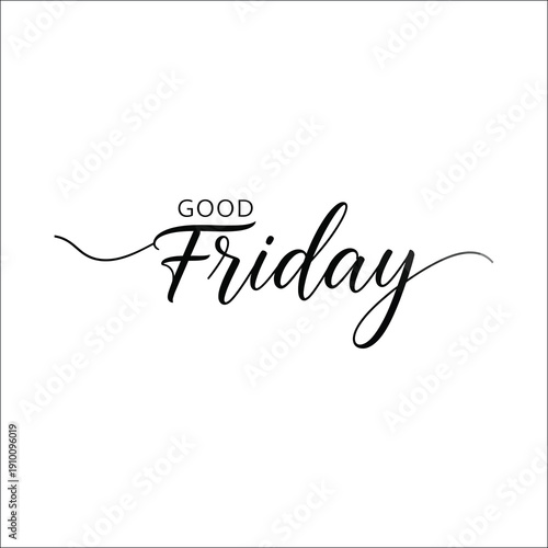 A religious illustration for good friday symbolizing sacrifice and remembrance of the crucifixion of jesus christ