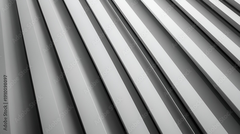 Obraz premium precision. Modern architectural lines create striking geometric patterns in monochrome, embodying minimalist contemporary design. real-estate listings.