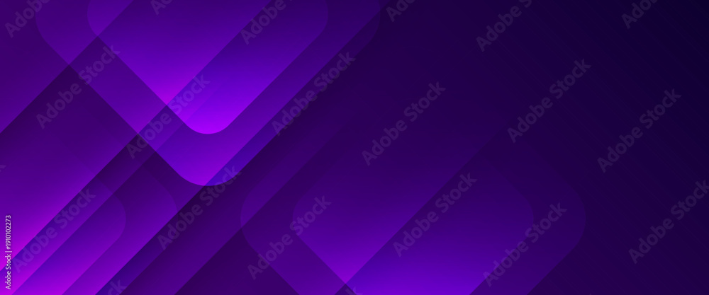 Obraz premium Abstract glowing diagonal stripe with purple and dark Polygon luxury background vector. Sleek violet backdrop featuring a dynamic composition of layered geometric shapes