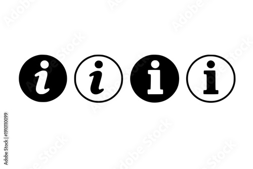 Simple Info Icons Design