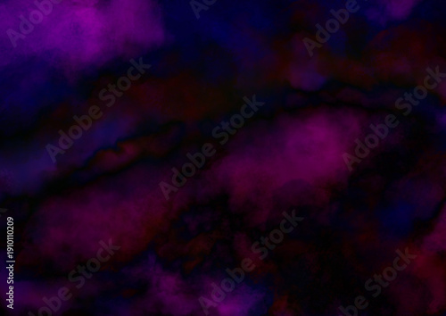 黒の背景に青と赤紫のモヤモヤする背景画像