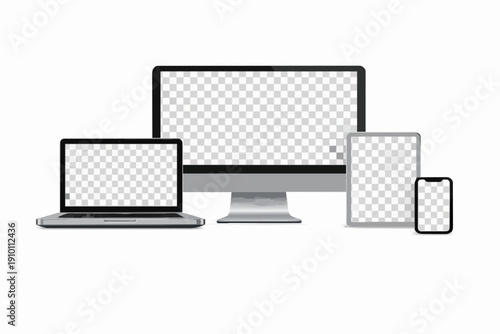Device Screens Display Mockup