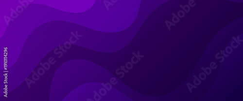 Abstract purple wave background. Vector illustration. A modern abstract background featuring smooth, organic liquid waves in a deep violet gradient. vector illustration. eps 10