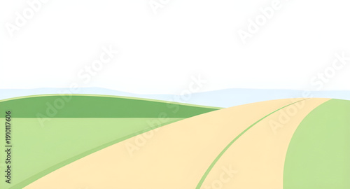 landscape, nature, field, grass, green, meadow, pasture, plain, countryside, rural, outdoor, scenery, horizon, farmland, sky, blue, clouds, cloudscape, daylight, sunlight, sunny, bright, fresh, calm, 