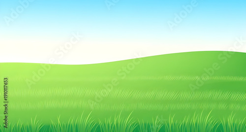 landscape, meadow, grassland, greenfield, field, pasture, lawn, nature, scenery, countryside, rural, outdoor, horizon, plains, farmland, sky, bluesky, clouds, cloudscape, daylight, sunshine, sunny, br