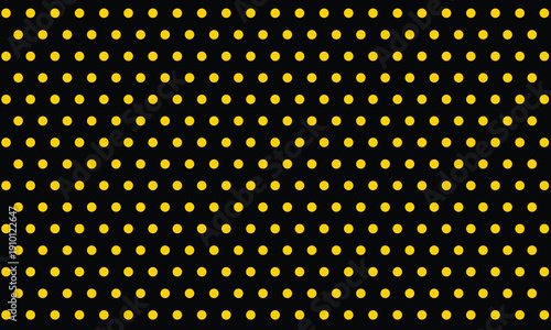Quadro su tela abstract yellow dot pattern on dark perfect for banner poster background