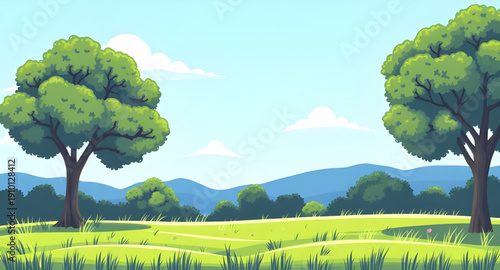 nature, meadow, grassland, green, field, pasture, lawn, landscape, scenery, countryside, rural, outdoor, horizon, plains, farmland, sky, bluesky, clouds, cloudscape, daylight, sunshine, sunny, bright,