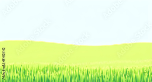 landscape, nature, field, grass, green, meadow, pasture, plain, countryside, rural, outdoor, scenery, horizon, farmland, sky, blue, clouds, cloudscape, daylight, sunlight, sunny, bright, fresh, calm, 
