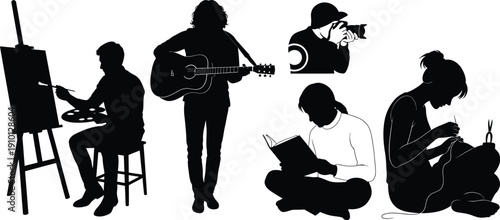 Silhouette Artists Creative Activities