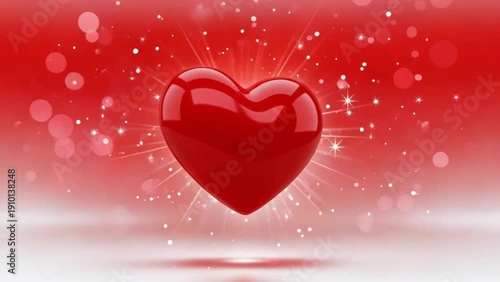 Valentine red heart background 