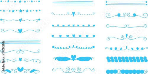 Vintage decorative vector set of medical icons and symbols featuring an ornamental line art frame with elegant calligraphy swirls and divider elements for a professional page design collection