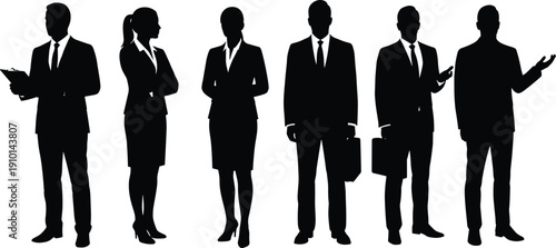 Business professionals silhouettes, corporate teamwork, leadership communication, office collaboration, negotiation success, partnership growth, professional career strategy