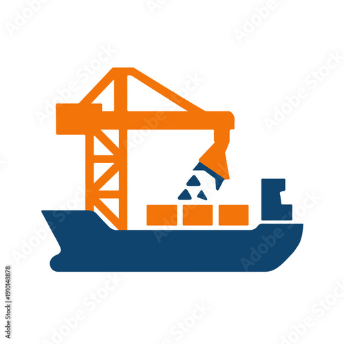 Mining Port Ship Loader Icon
