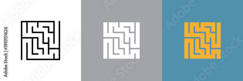 迷路のアイコンパターン