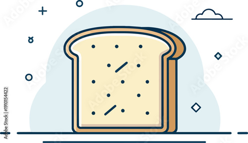 Various Toast Styles Vector Icons