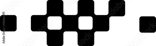 Y2k Groovy Brutalism Race Start Line Element