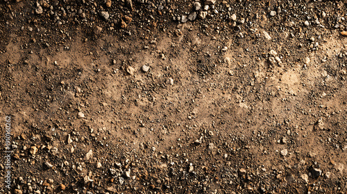 Dry Earth and Gravel Texture with Subtle Shadow dirt