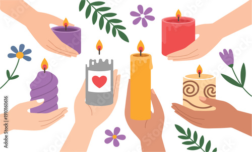 Candle in Hands – Cozy Candlelight for Meditation and Relaxation