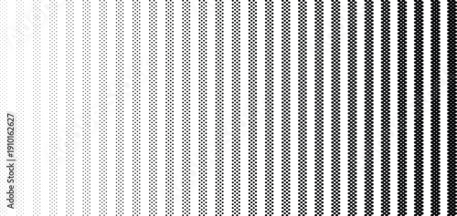dotted fading lines pattern black and white vanishing