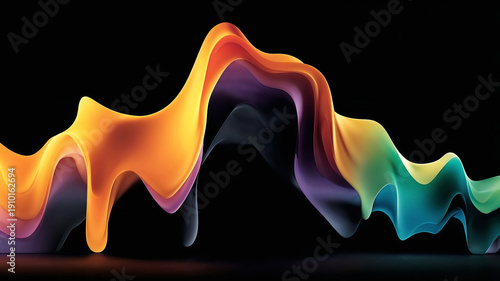 abstract colored background with spilled paints . Generative AI