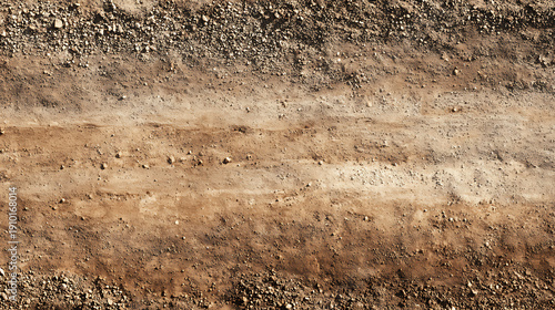 Layered Soil and Gravel Cross- Section Texture dirt