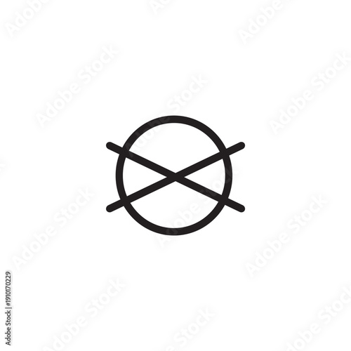 Laundry icons garment care instructions on labels machine wash or hand vector design