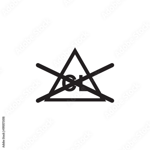 Laundry icons garment care instructions on labels machine wash or hand vector design