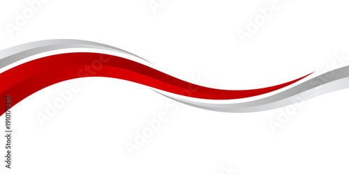 Abstract red and grey wavy background. Vector design. eps 10