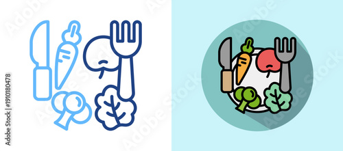 Healthy Diet isometric icon