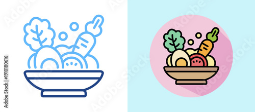 Healthy Cooking isometric icon