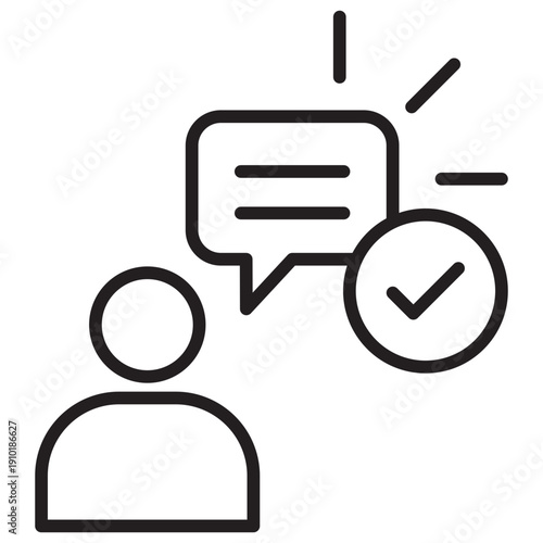 Explanation Outline Icon