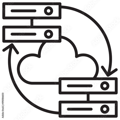 Migration Outline Icon