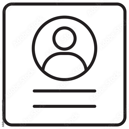 Profile Outline Icon