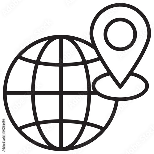 Ip Address Outline Icon