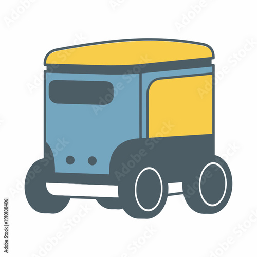 Autonomous Delivery Robot on Wheels for Last Mile Logistics