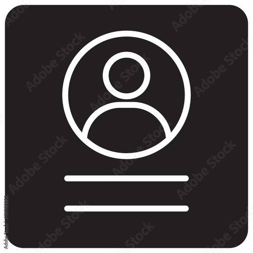 Profile Solid Icon