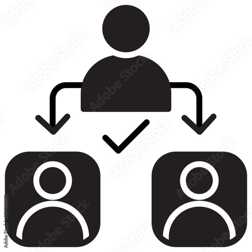 Delegation Solid Icon