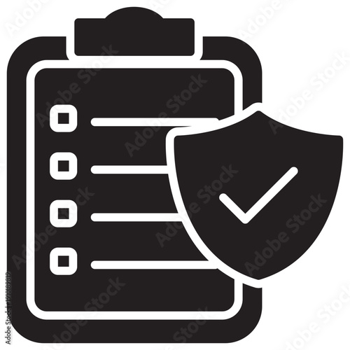 Insurance Coverage Solid Icon