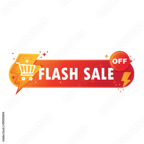 Flash Sale Creative Illustration – Modern Promotional Design