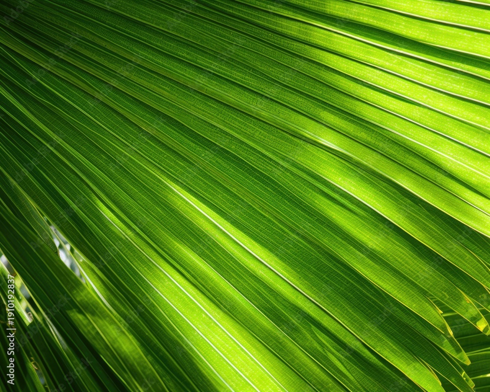 Obraz premium palm tree leaf texture