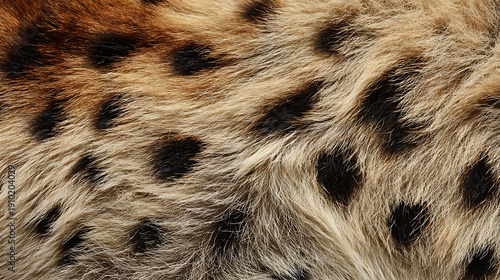 Abstract Pattern of Hyena Fur Texture animal