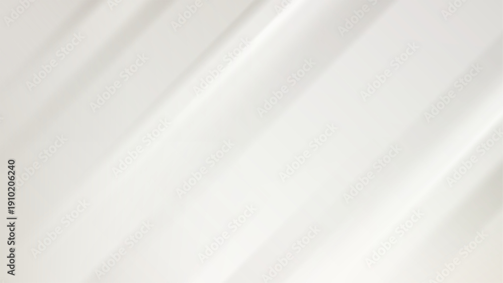 Obraz premium white minimalist background with soft diagonal light and shadow for luxury branding and corporate presentation