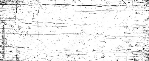 Black and White Distressed Vector Overlay Texture Grunge Background