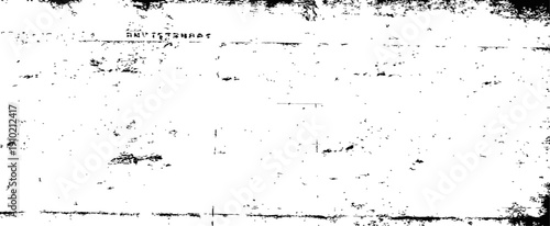 Black and White Grunge Distress Texture Overlay Abstract Background Vector Aged Dirty Grainy Rough Surface