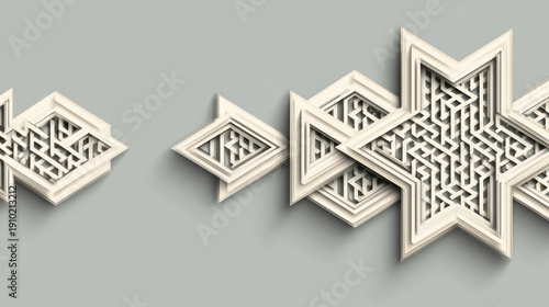 Geometric Star Wall Art